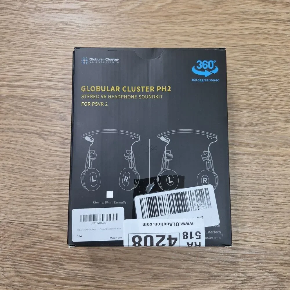 Globular Cluster PH2 Stereo VR Headphones for PS VR 2 - Clip on Design Easy Use